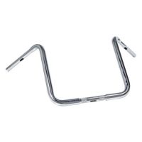 Řidítka 25mm Highway Hawk FAT APEHANGER pro motocykly HARLEY DAVIDSON (H-D Trotle by wire), černá